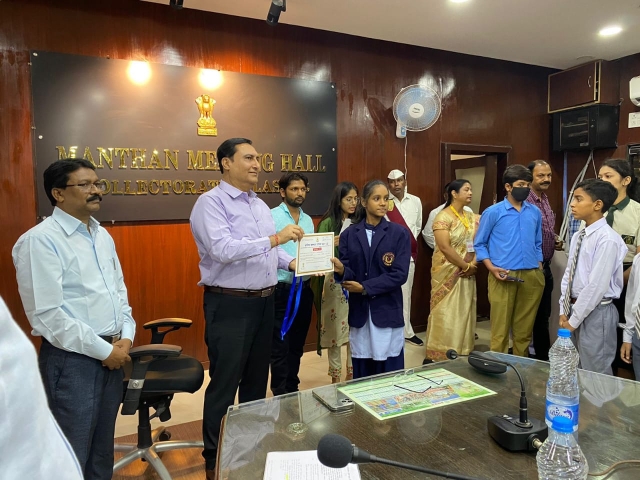 PSY Meritorious honor Bilaspur Collectorate